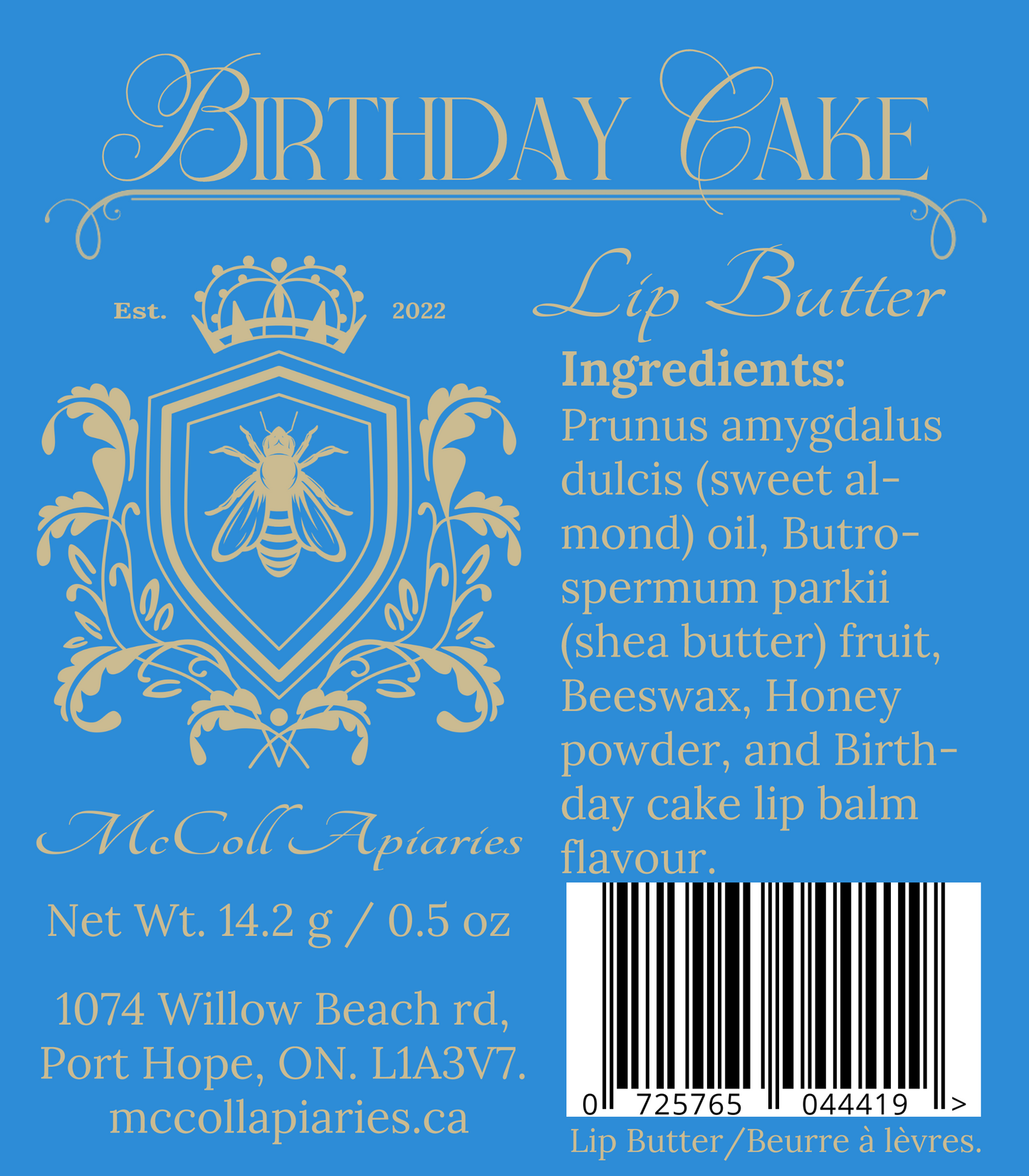 birthday Cake Lip Butter