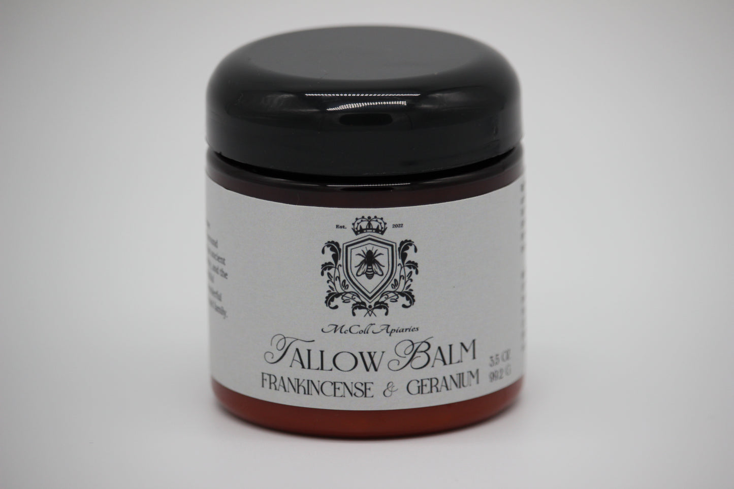frankincense and geranium tallow balm
