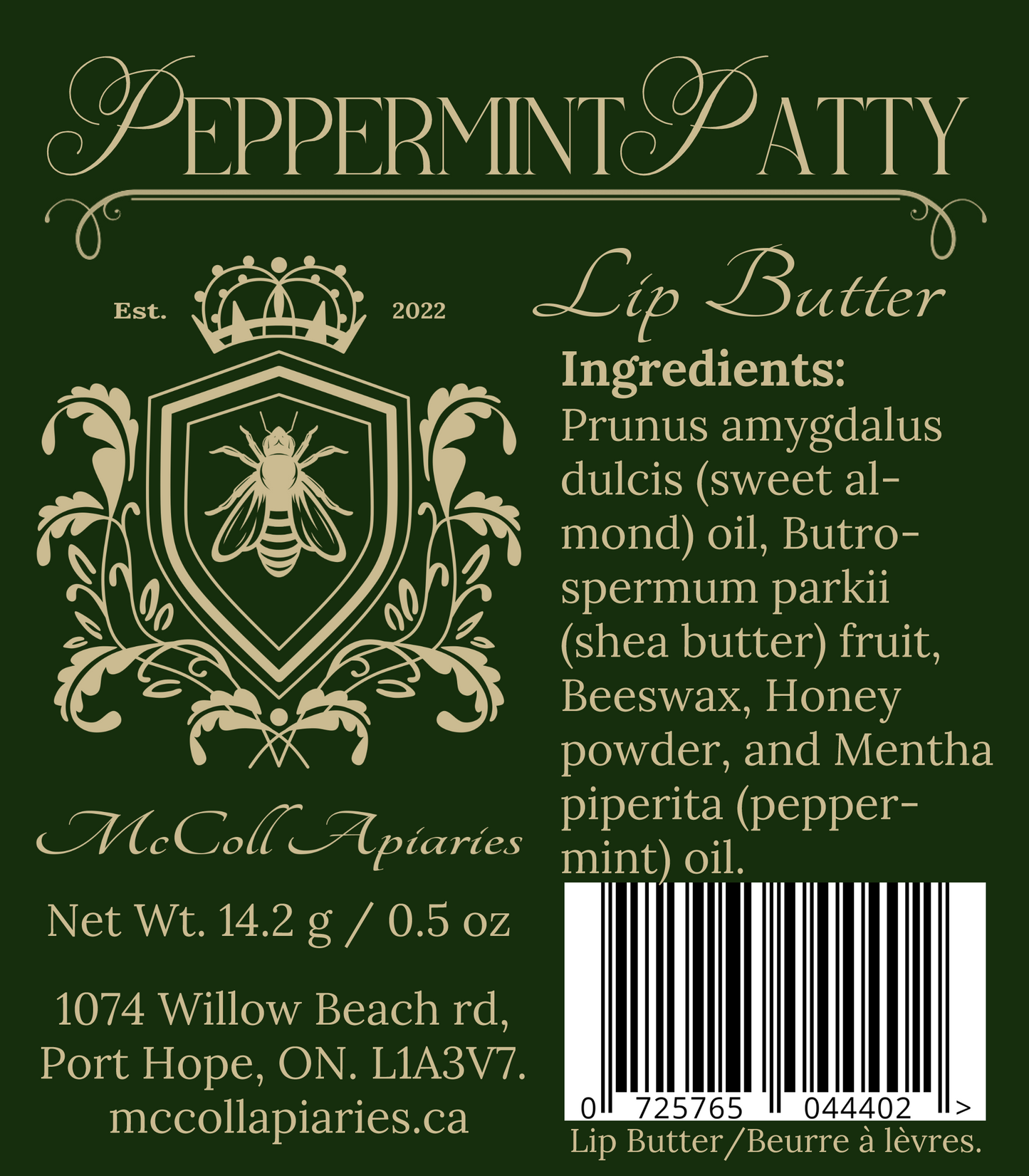 peppermint patty lip butter